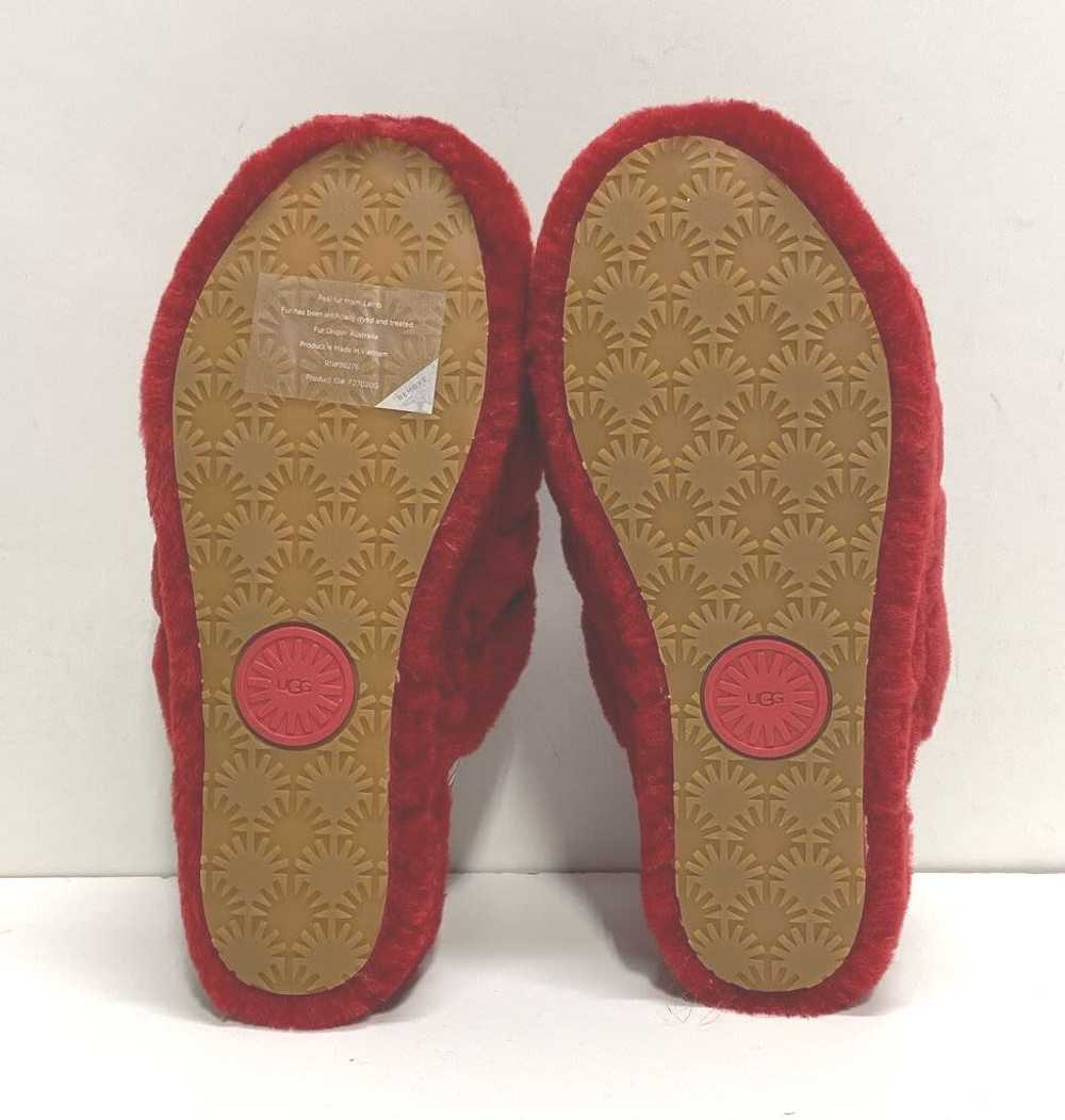 UGG Fluff Yeah Slides Women's Red Size 8 - image 7