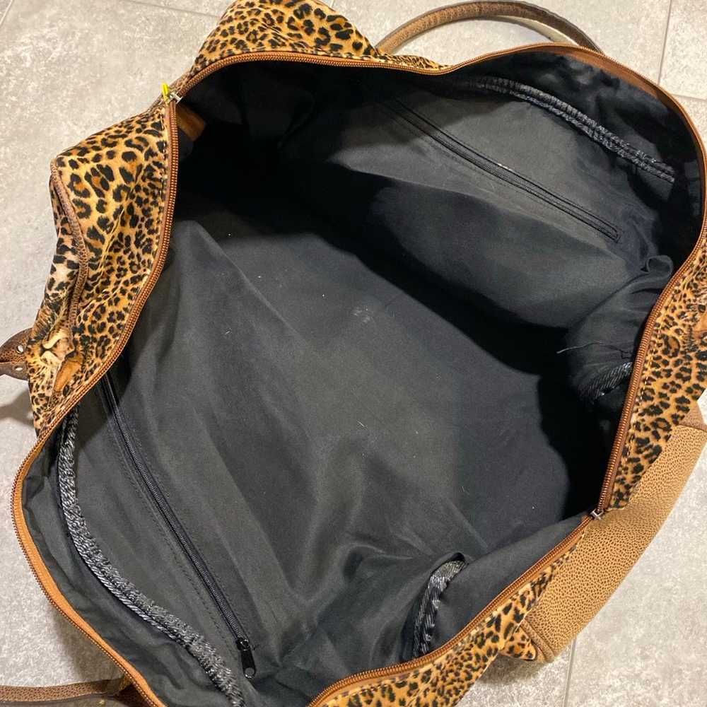 Weekend Duffle Bag Leopard Print - image 8