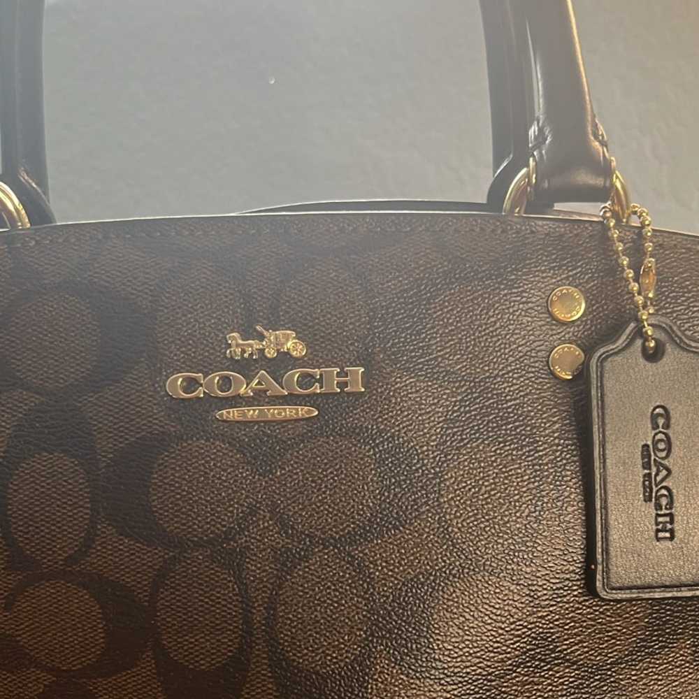 Coach Signature Canvas Tote Bag - image 2