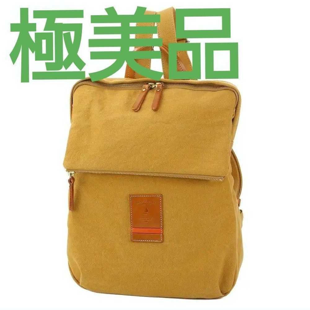 BAGGY'S ANNEX Mustard Canvas Backpack - image 1