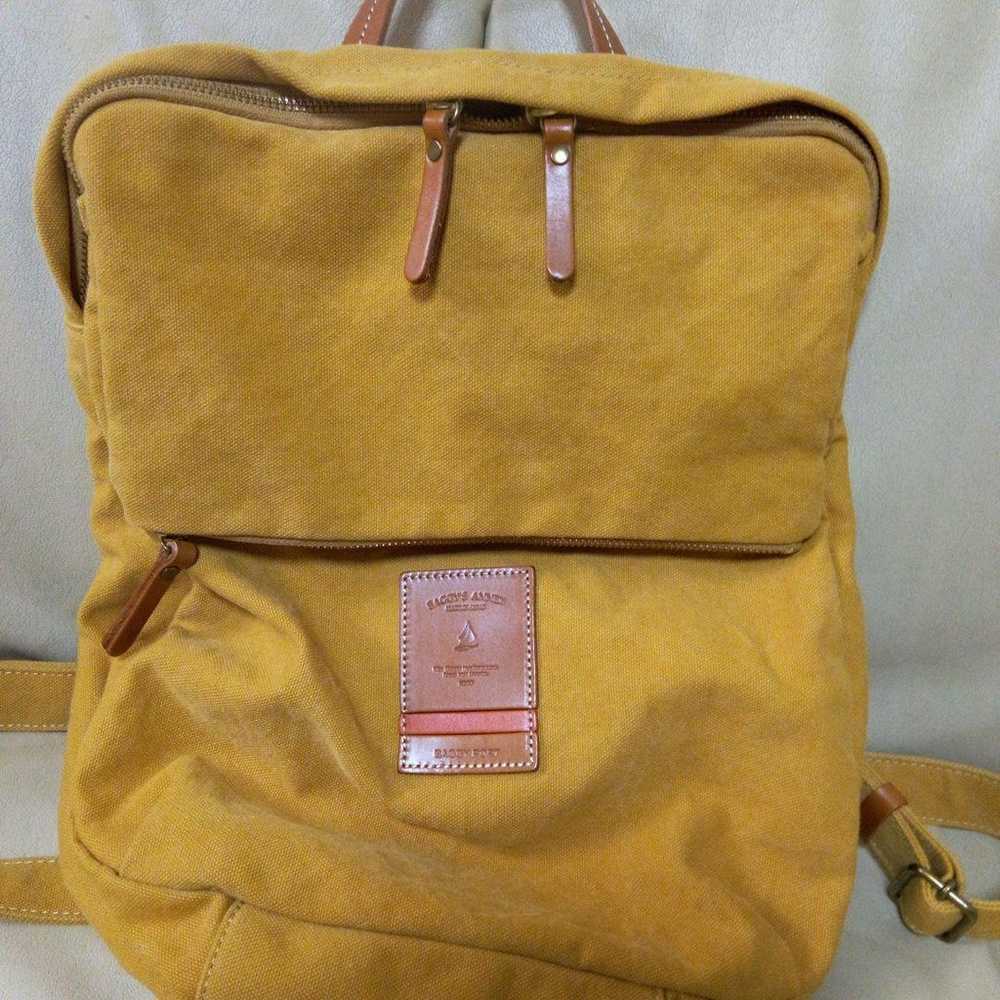 BAGGY'S ANNEX Mustard Canvas Backpack - image 3