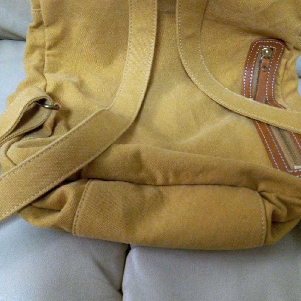 BAGGY'S ANNEX Mustard Canvas Backpack - image 5