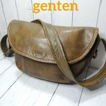 Genten Goat Genten Flap Shoulder Bag Leather