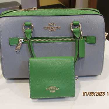 Coach purse and wallet set - image 1