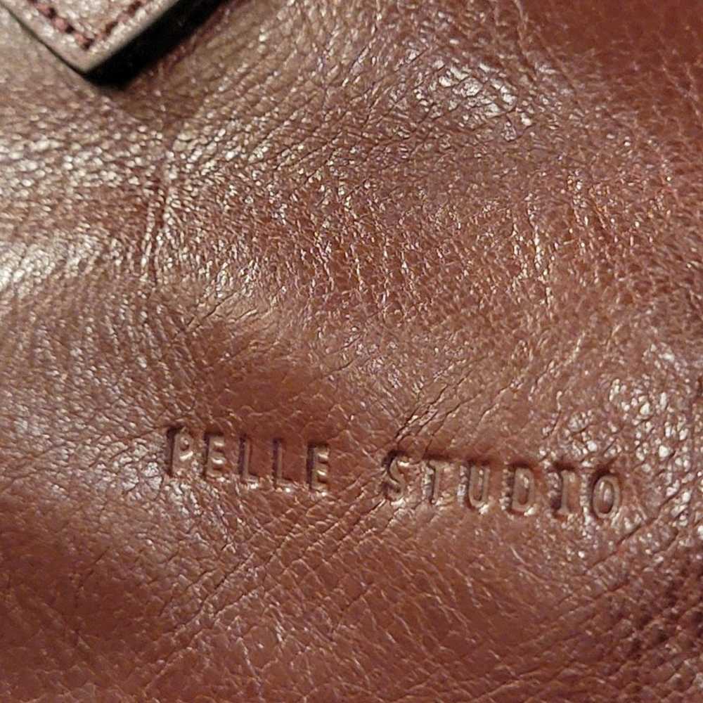 Wilson's Pelle Studio leather Burgundy shoulder B… - image 8