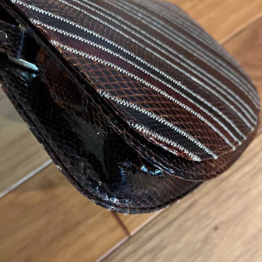 Snake Skin Shoulder Bag Stripe - image 4