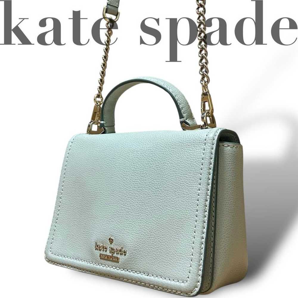 【Like New】 Kate Spade Shoulder Bag 2-way Leather … - image 1