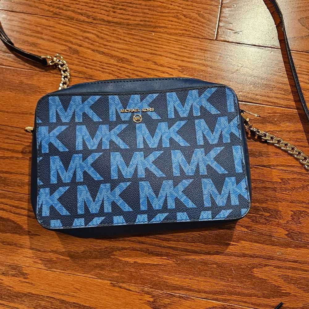 Michael Kors blue crossbody bag - image 1