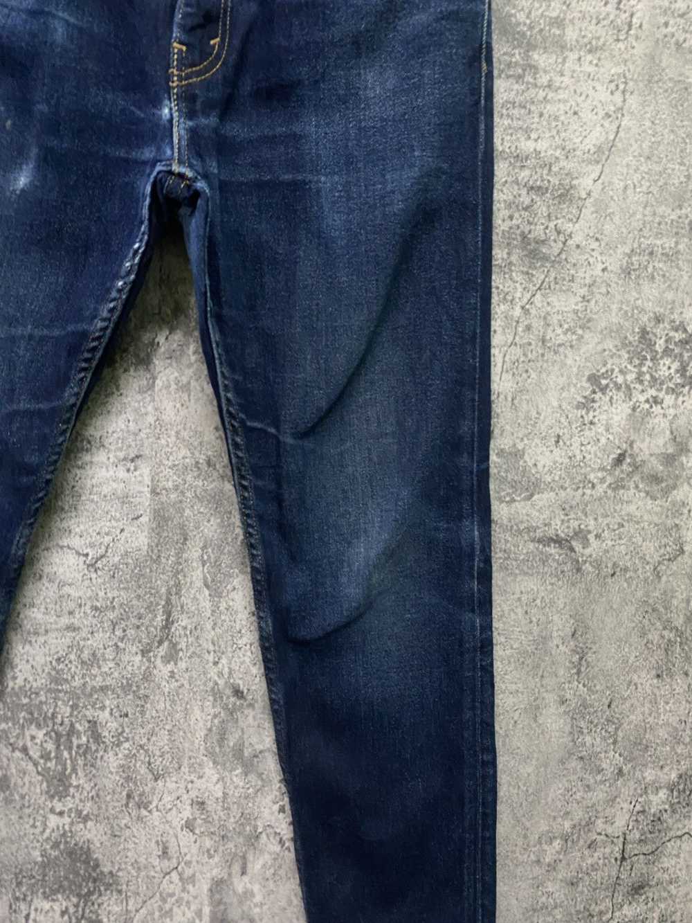 Vintage Levi's 512 Dark Blue Distressed jeans - L… - image 6