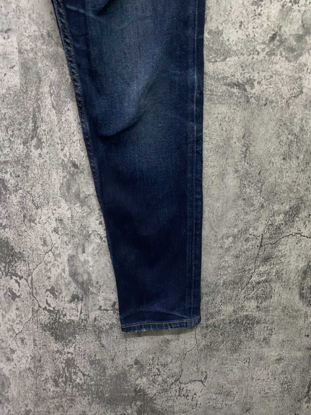 Vintage Levi's 512 Dark Blue Distressed jeans - L… - image 7