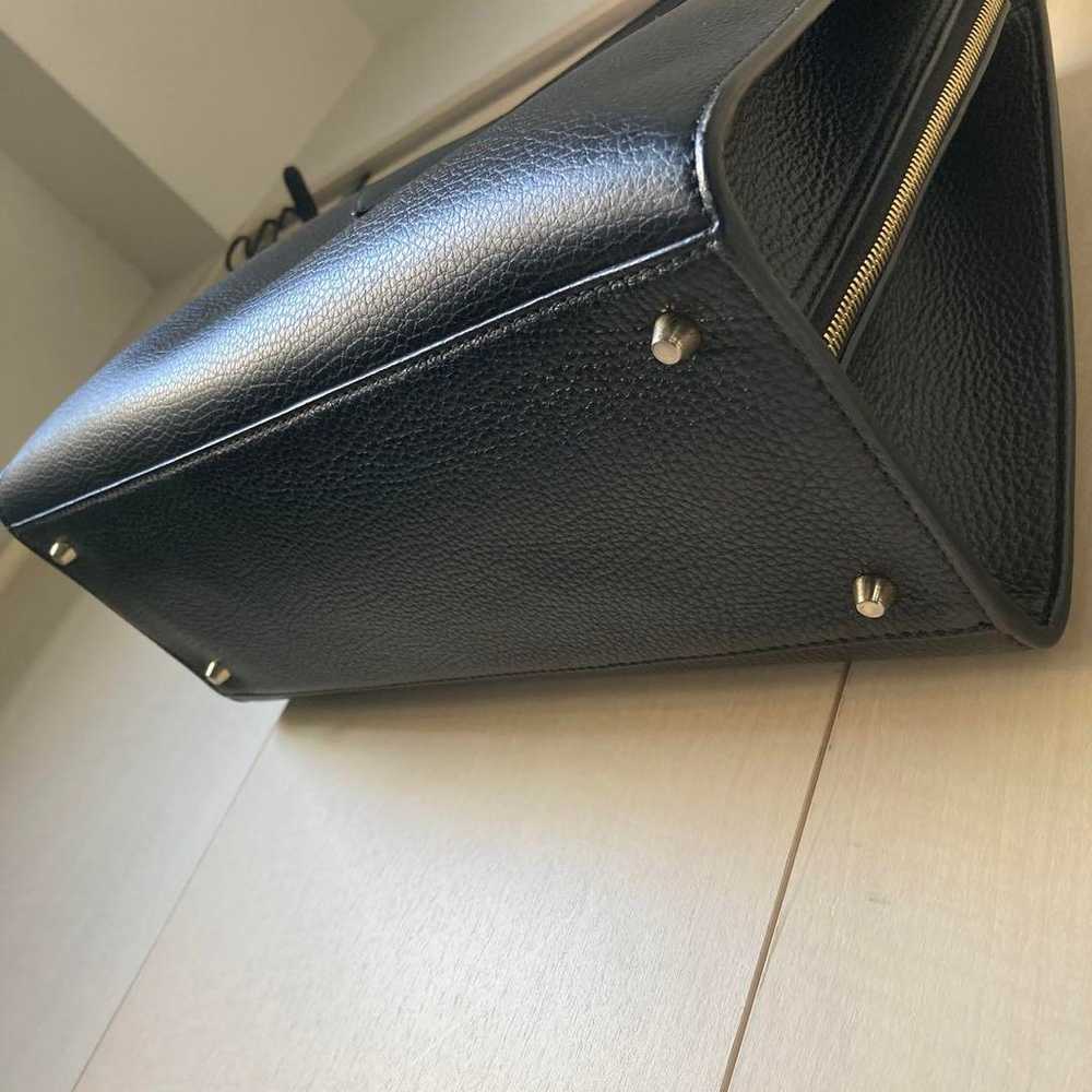 [Excellent Condition] FURLA Tote Bag Black Leather - image 10