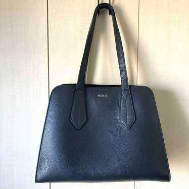 [Excellent Condition] FURLA Tote Bag Black Leather - image 1