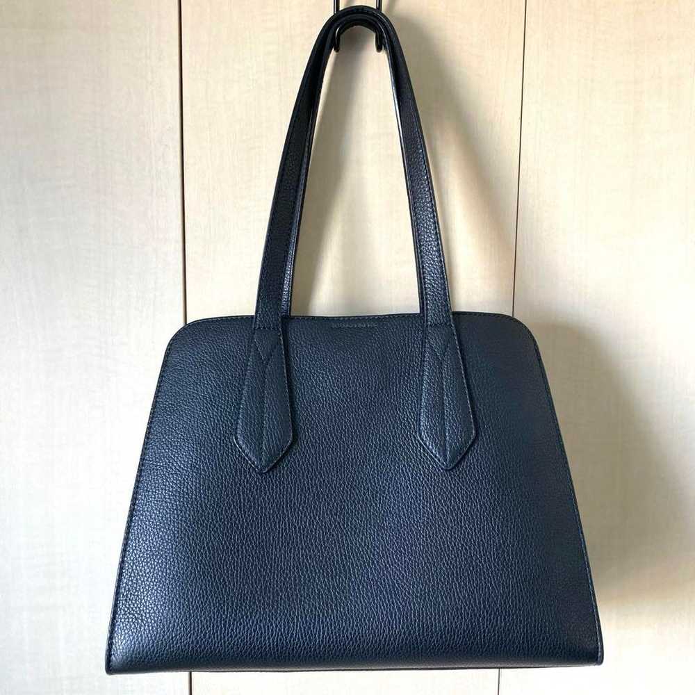 [Excellent Condition] FURLA Tote Bag Black Leather - image 2