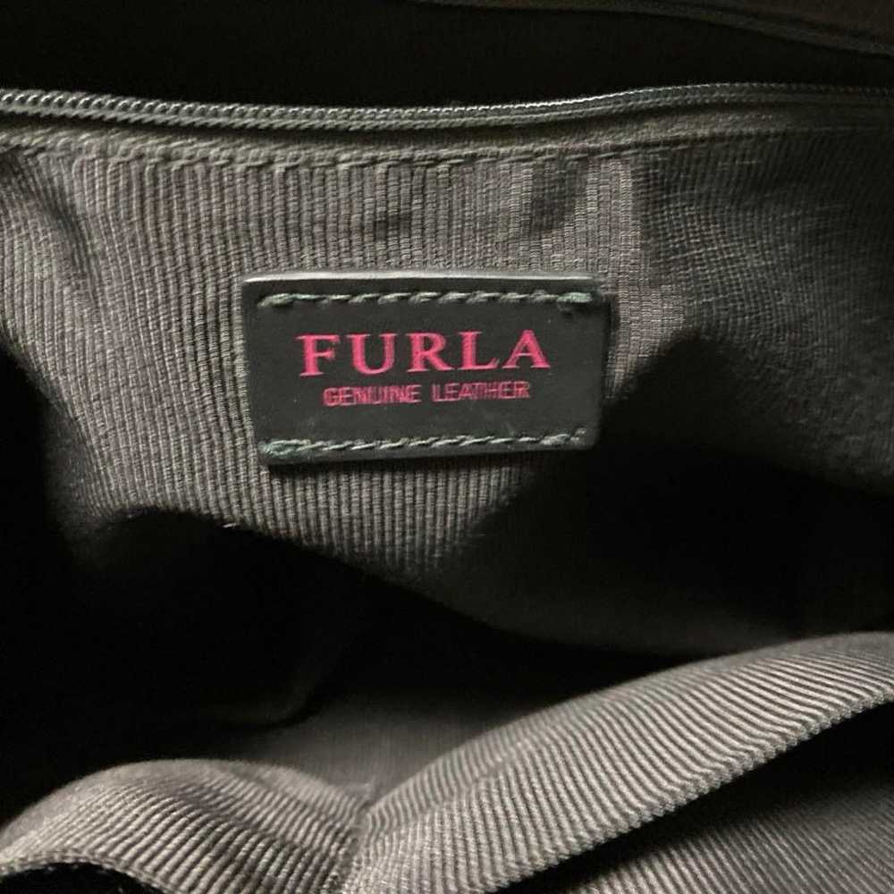 [Excellent Condition] FURLA Tote Bag Black Leather - image 9