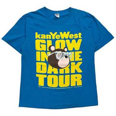 Gildan Vintage Kanye West Glow In The Dark Tour T… - image 1