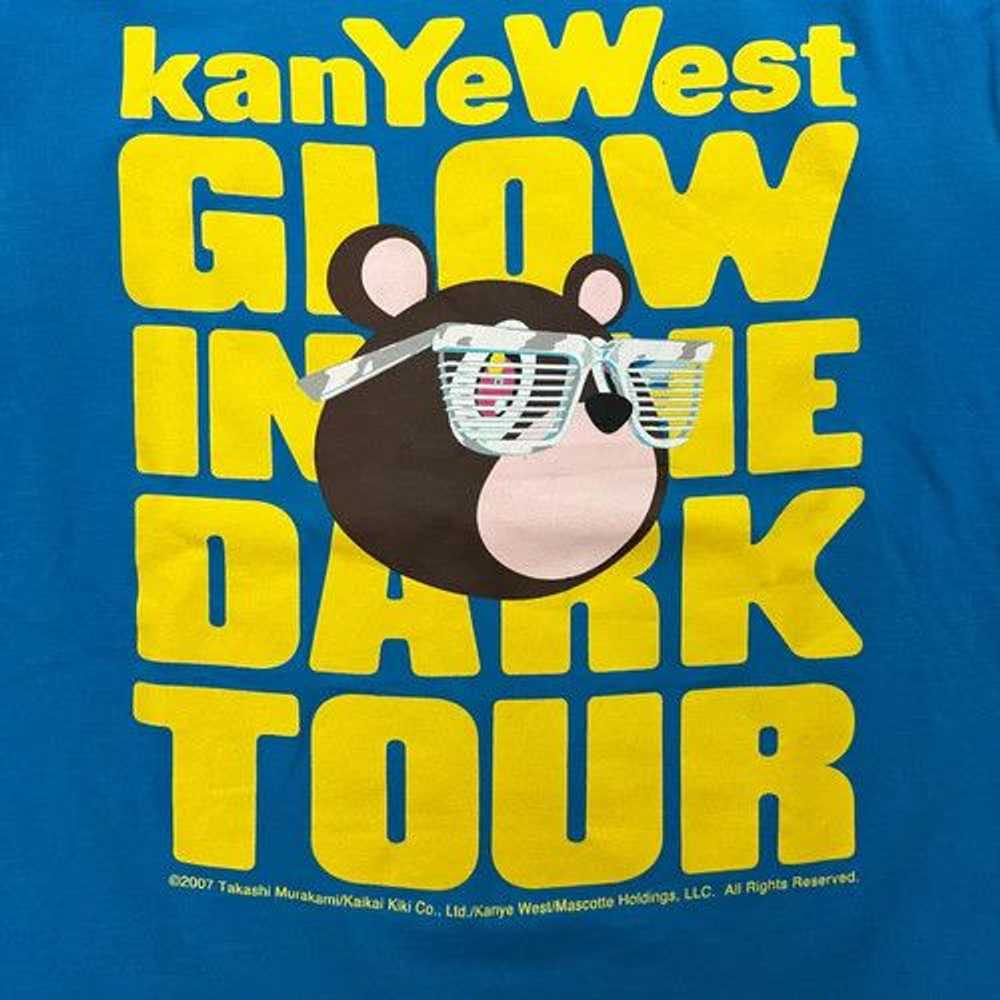 Gildan Vintage Kanye West Glow In The Dark Tour T… - image 3