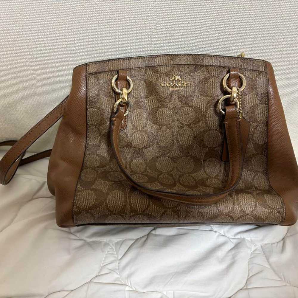 Coach Shoulder Bag Brown - image 1