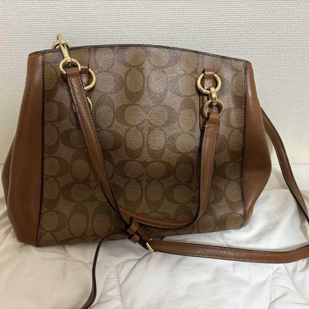 Coach Shoulder Bag Brown - image 2