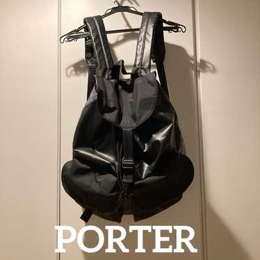 PORTER Faux Leather Backpack