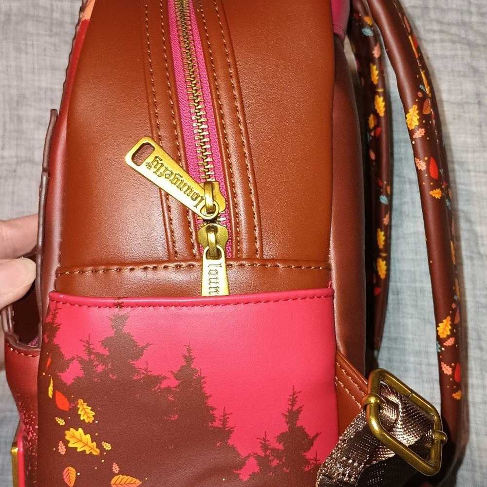 Harry Potter Loungefly fall leaves mini backpack. - image 2