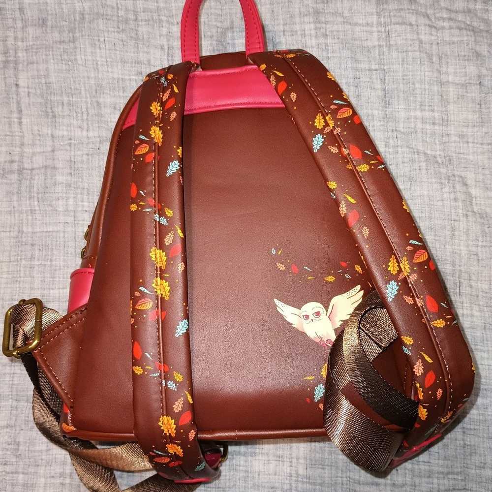 Harry Potter Loungefly fall leaves mini backpack. - image 3