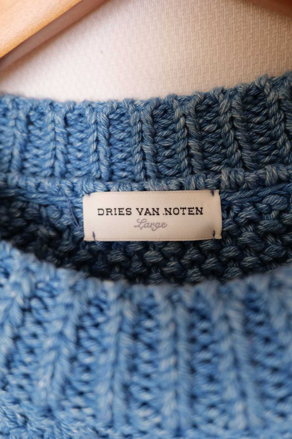 Dries Van Noten Neighbour indigo sweater - image 6