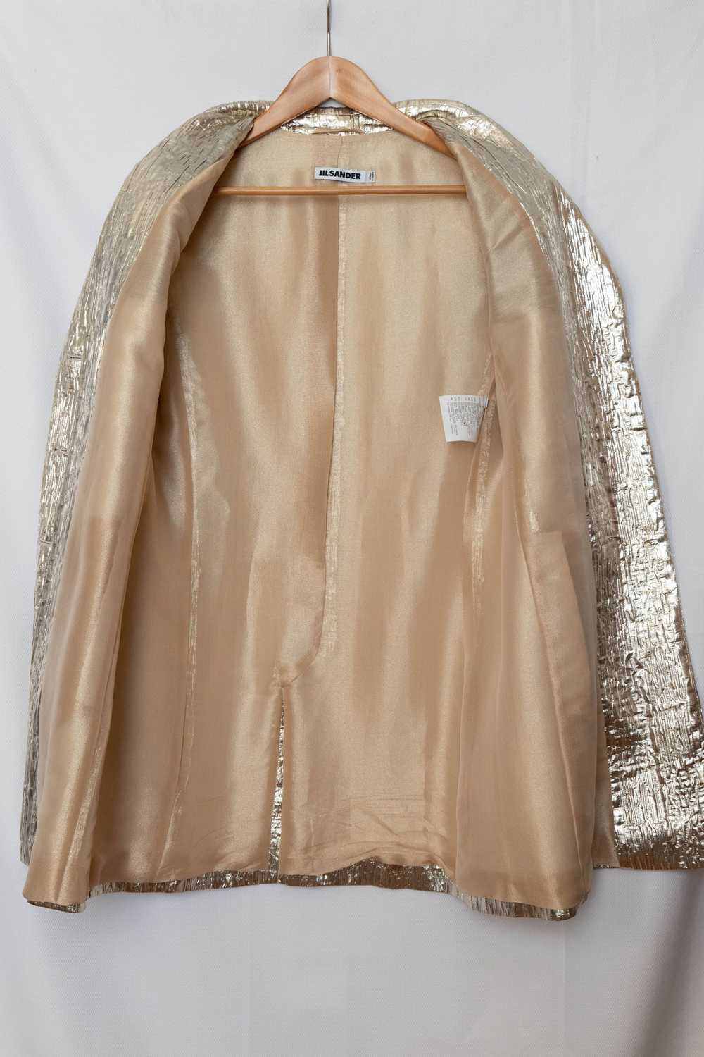 Jil Sander metallic jacket - image 3