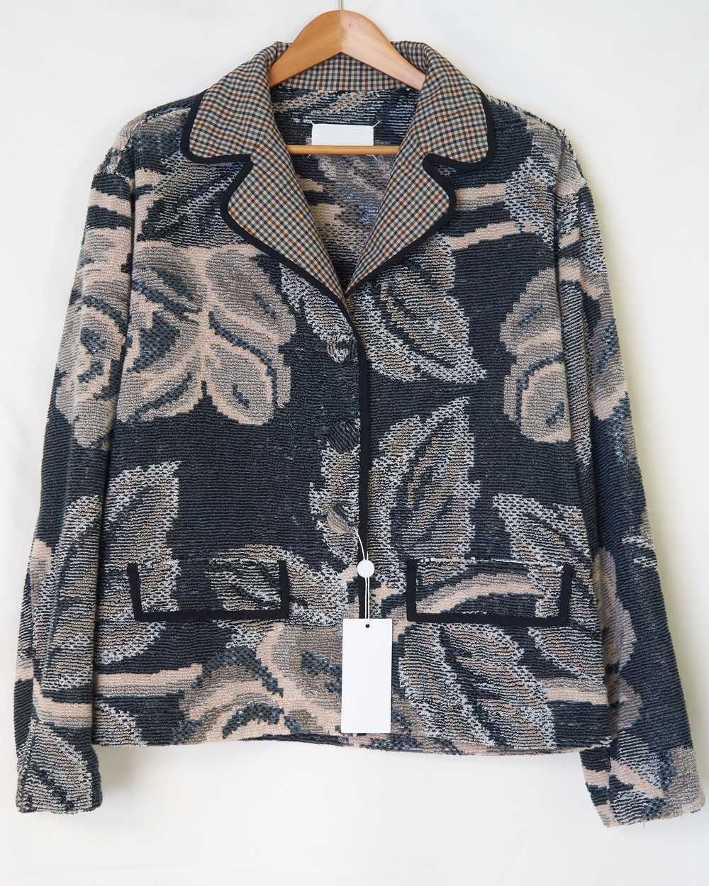 Maison Margiela artisanal floral boucle jacket - image 1