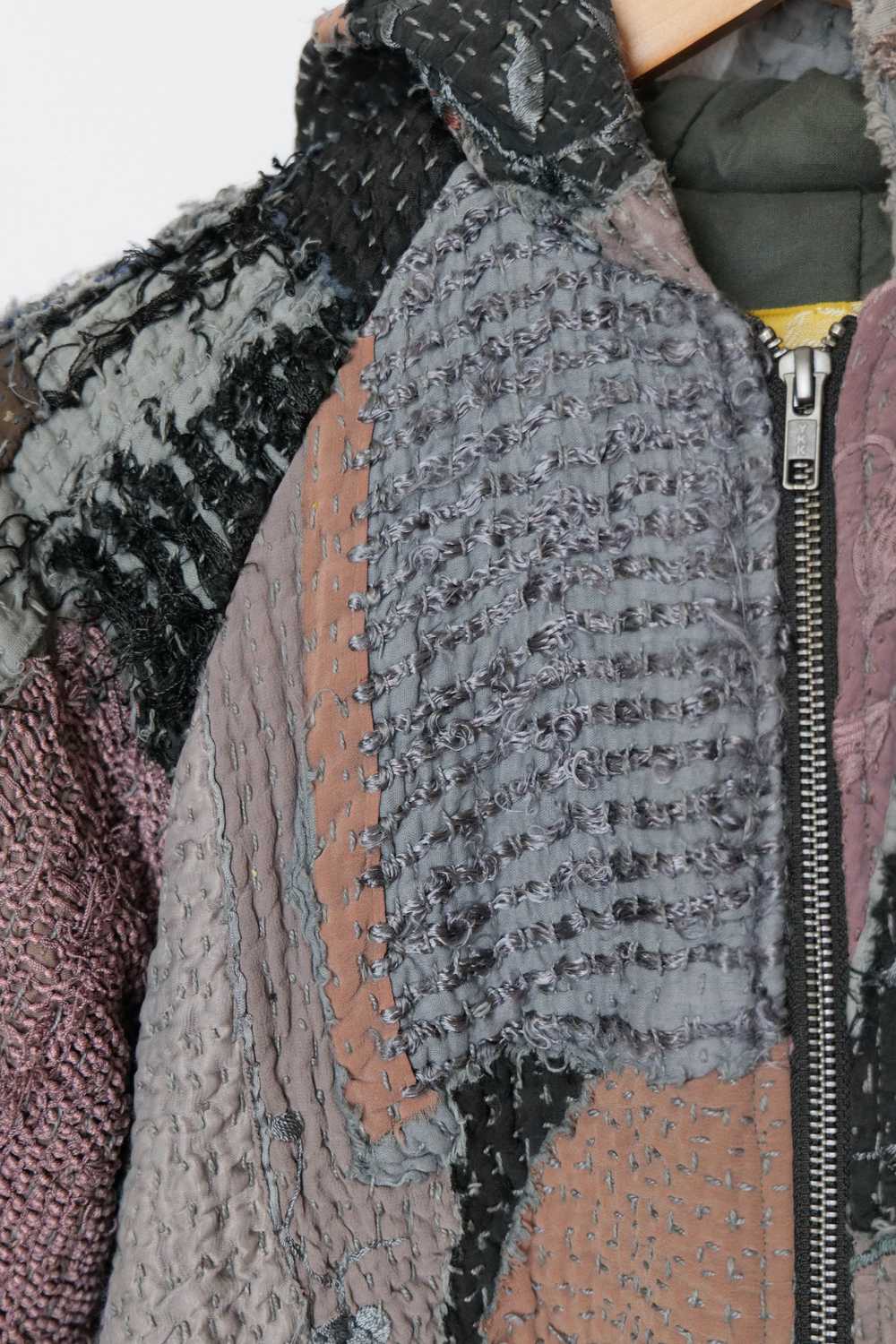 By Walid silk patchwork jacket - Gem