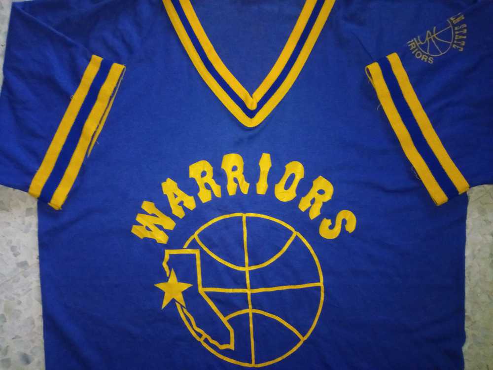 Vintage - Vtg 80s MacGregor Sand Knit NBA Golden … - image 1