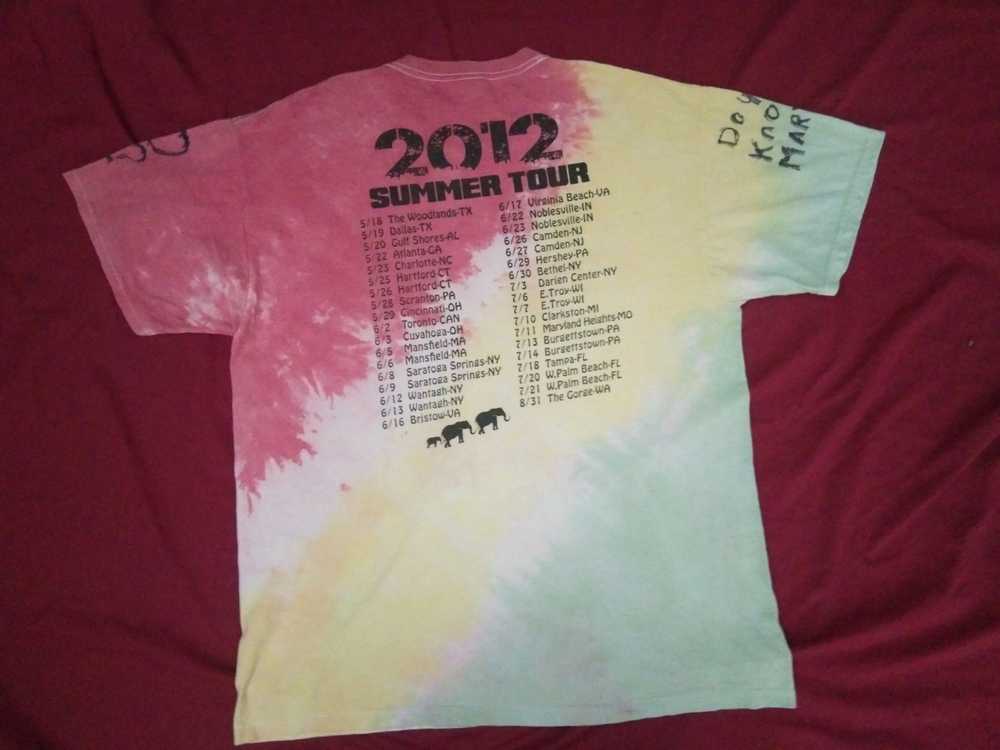 Tour Tee - Dave Matthews Band Sumer Tour 2012 tie… - image 3