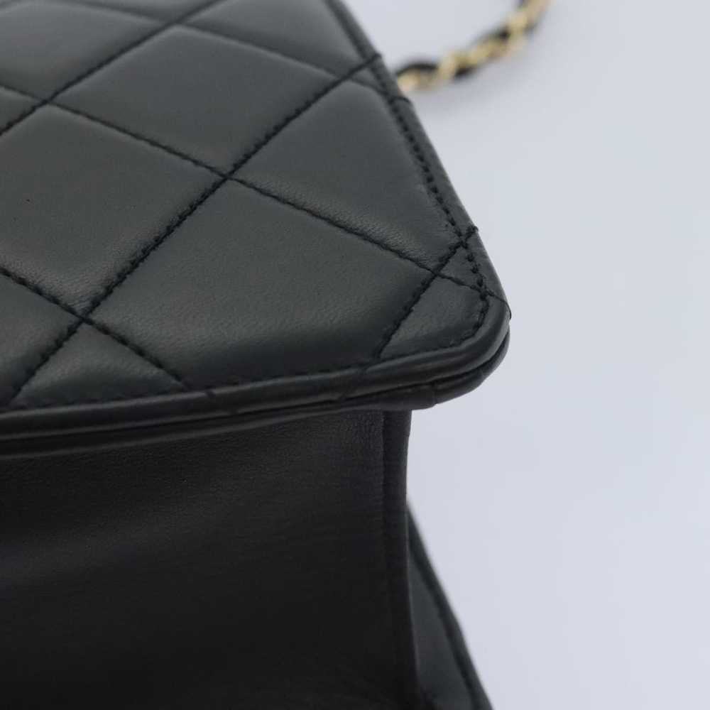 Chanel Matelassé Black Leather Shoulder Bag (Pre-… - image 9