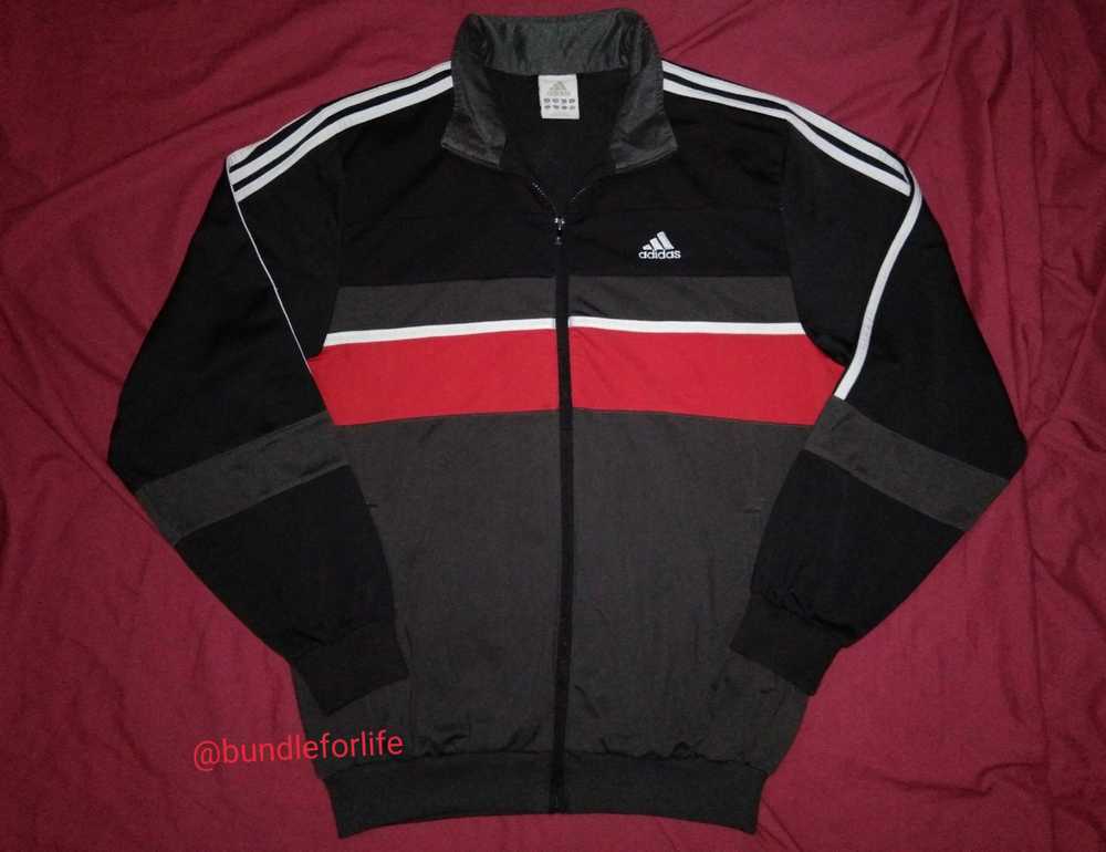 VTG 2000s Adidas Tracktop Jacket Ac Milan Colorwa… - image 3