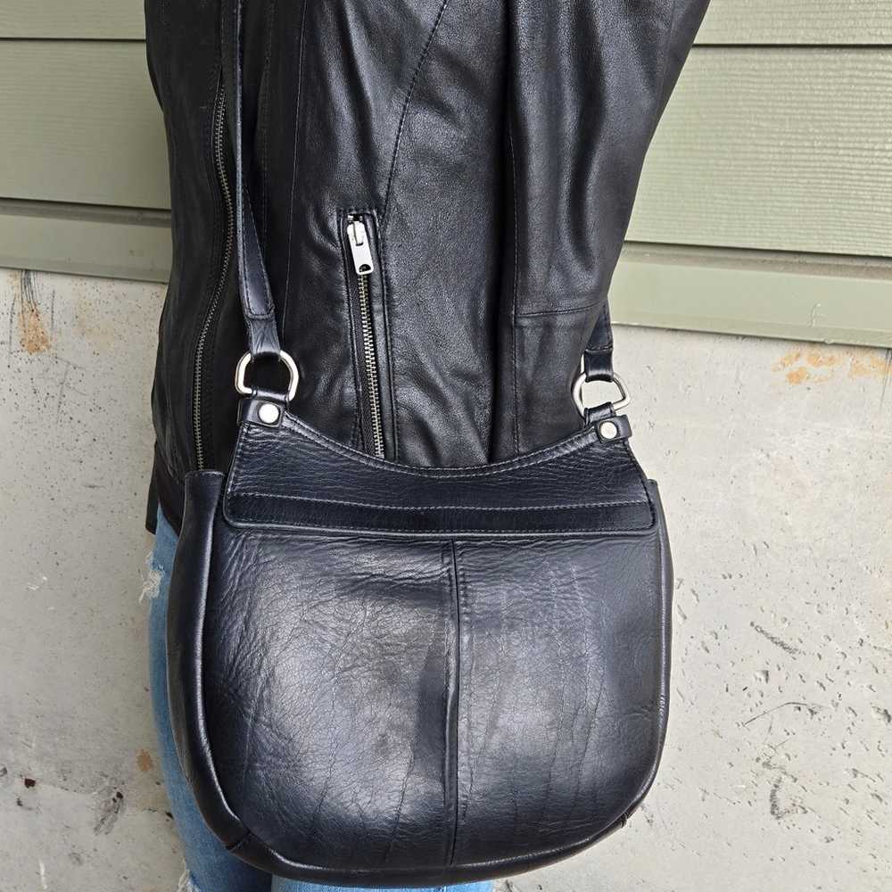 FRYE Lucy Leather Crossbody - image 2