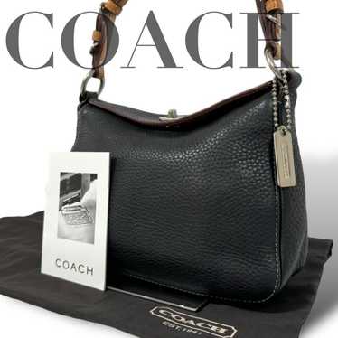 Coach Shoulder Bag, One Shoulder, Turn Lock, with 