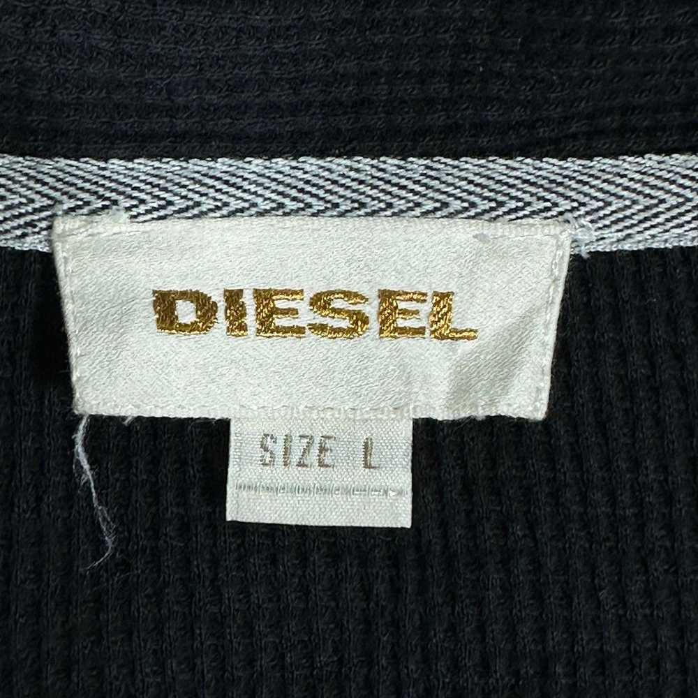 Diesel Shawl Collar Cardigan Thermal Sweater - image 10