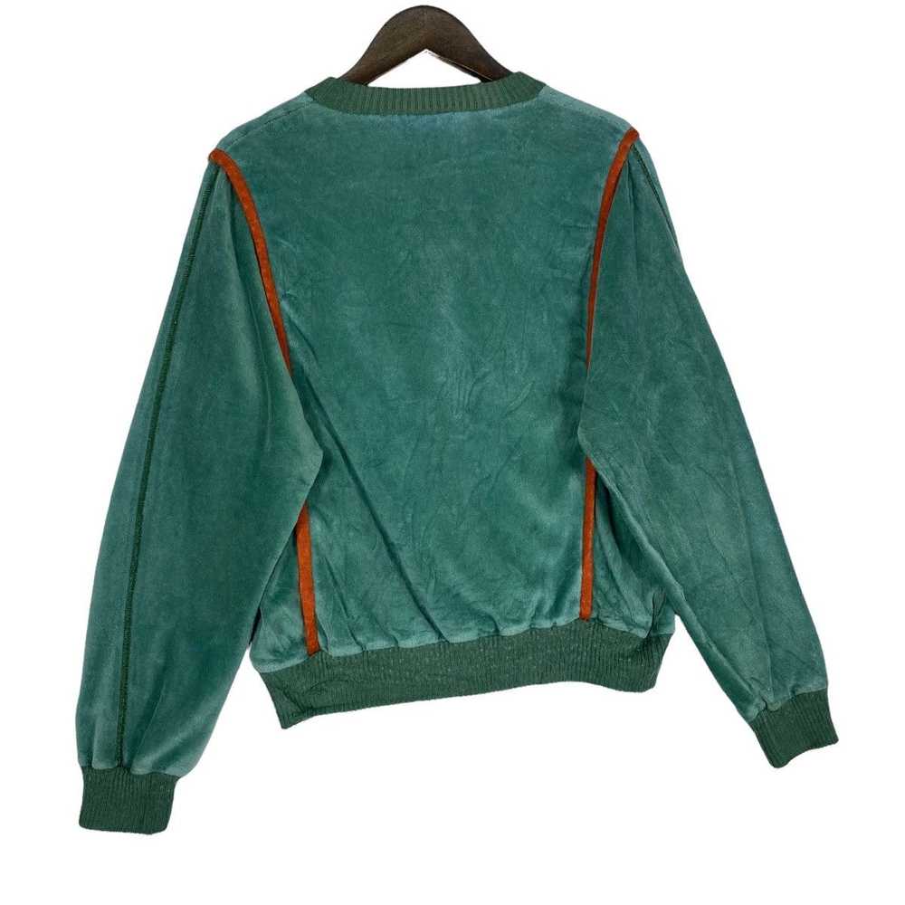 Vintage Christian Dior Sports Velvet Velour Green… - image 11