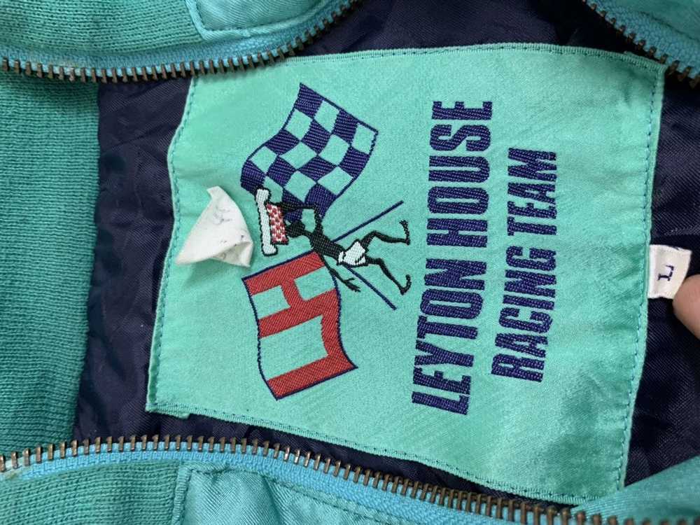 Vintage LEYTON HOUSE RACING Team Bomber Jacket - image 10