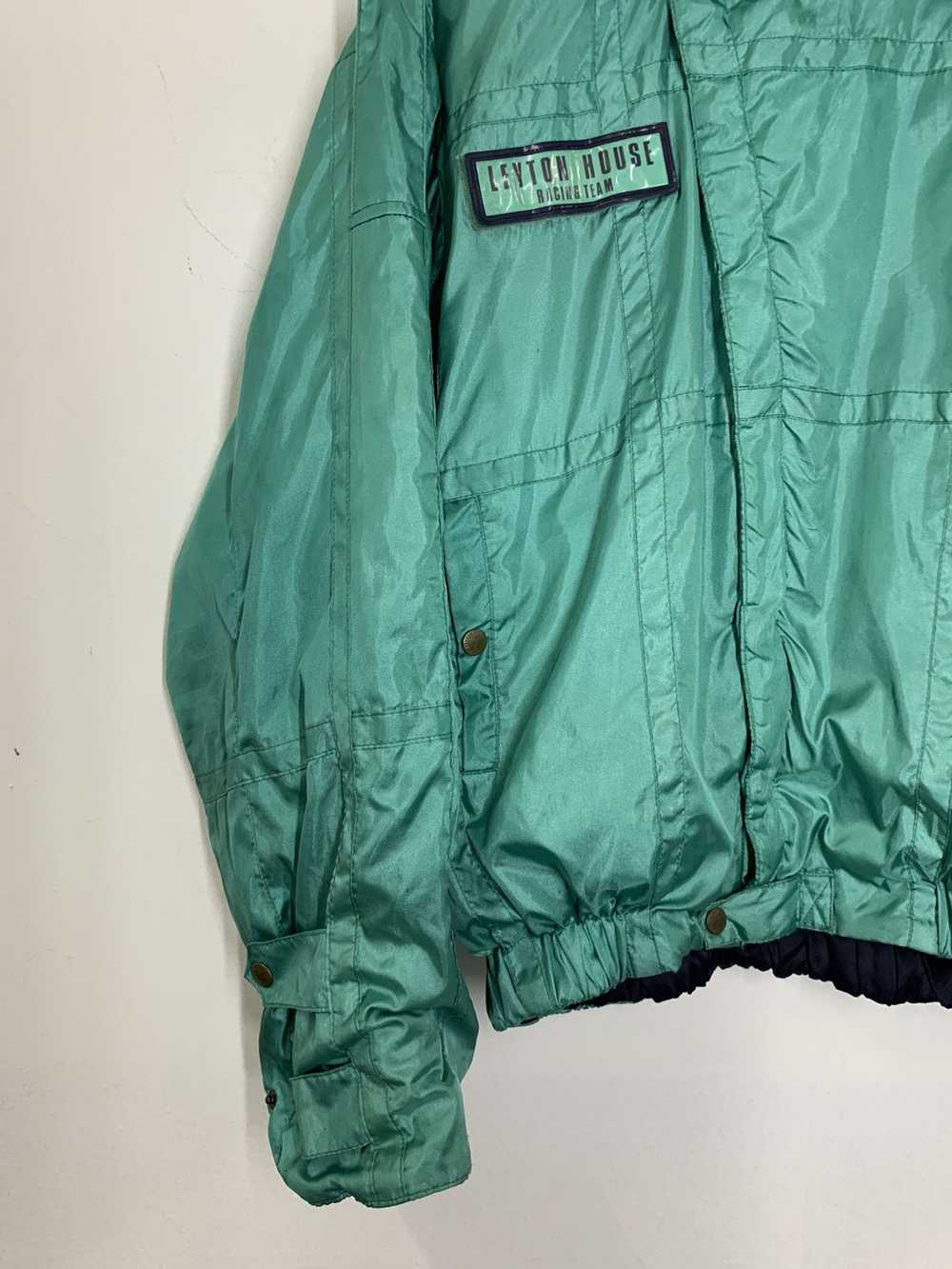 Vintage LEYTON HOUSE RACING Team Bomber Jacket - image 4