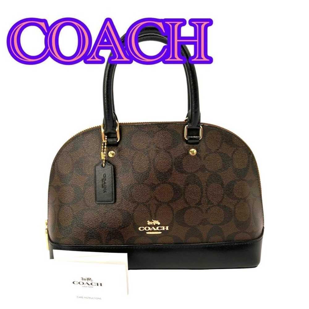 【Excellent Condition】COACH Handbag Signature PVC - image 1