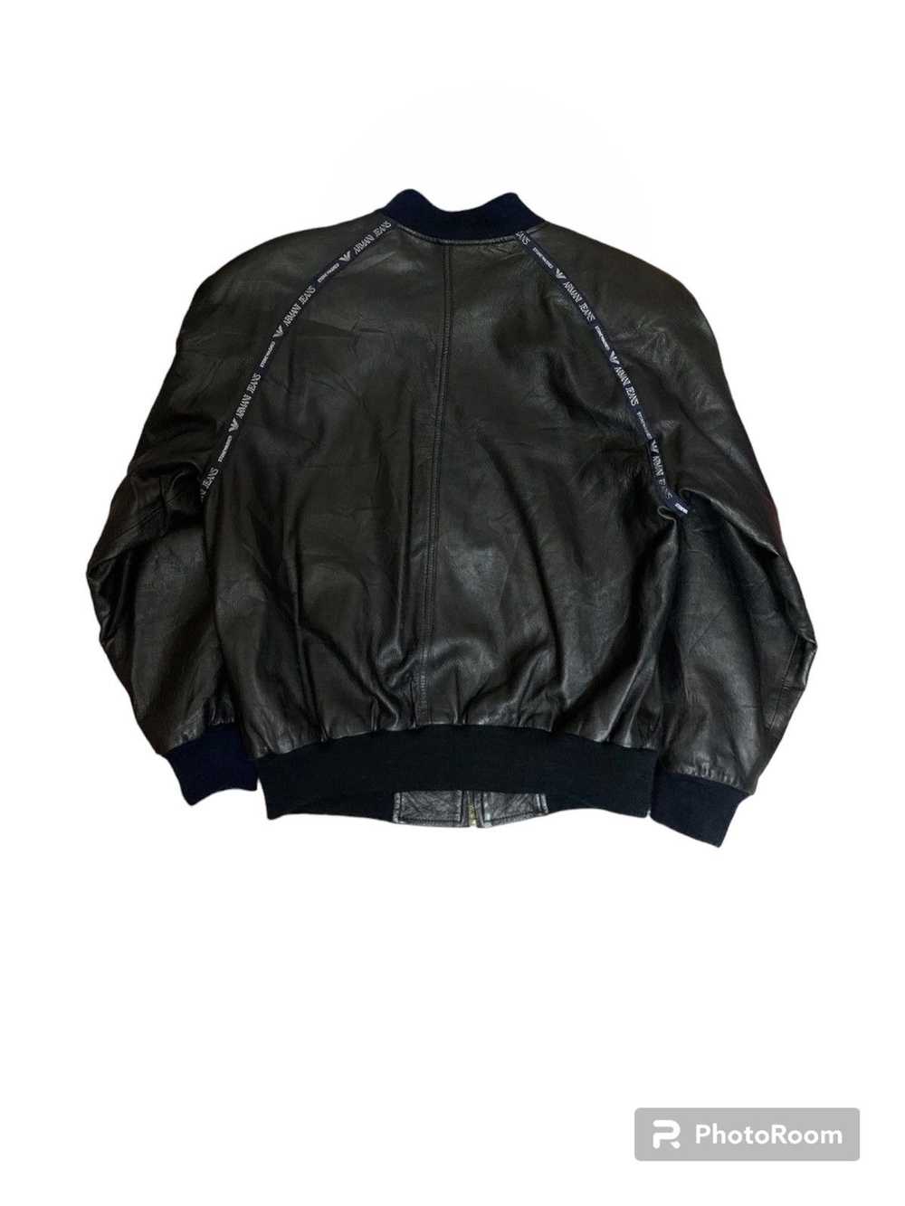 Vintage - Archive A/W90s GIORGIO ARMANI Leather B… - image 3