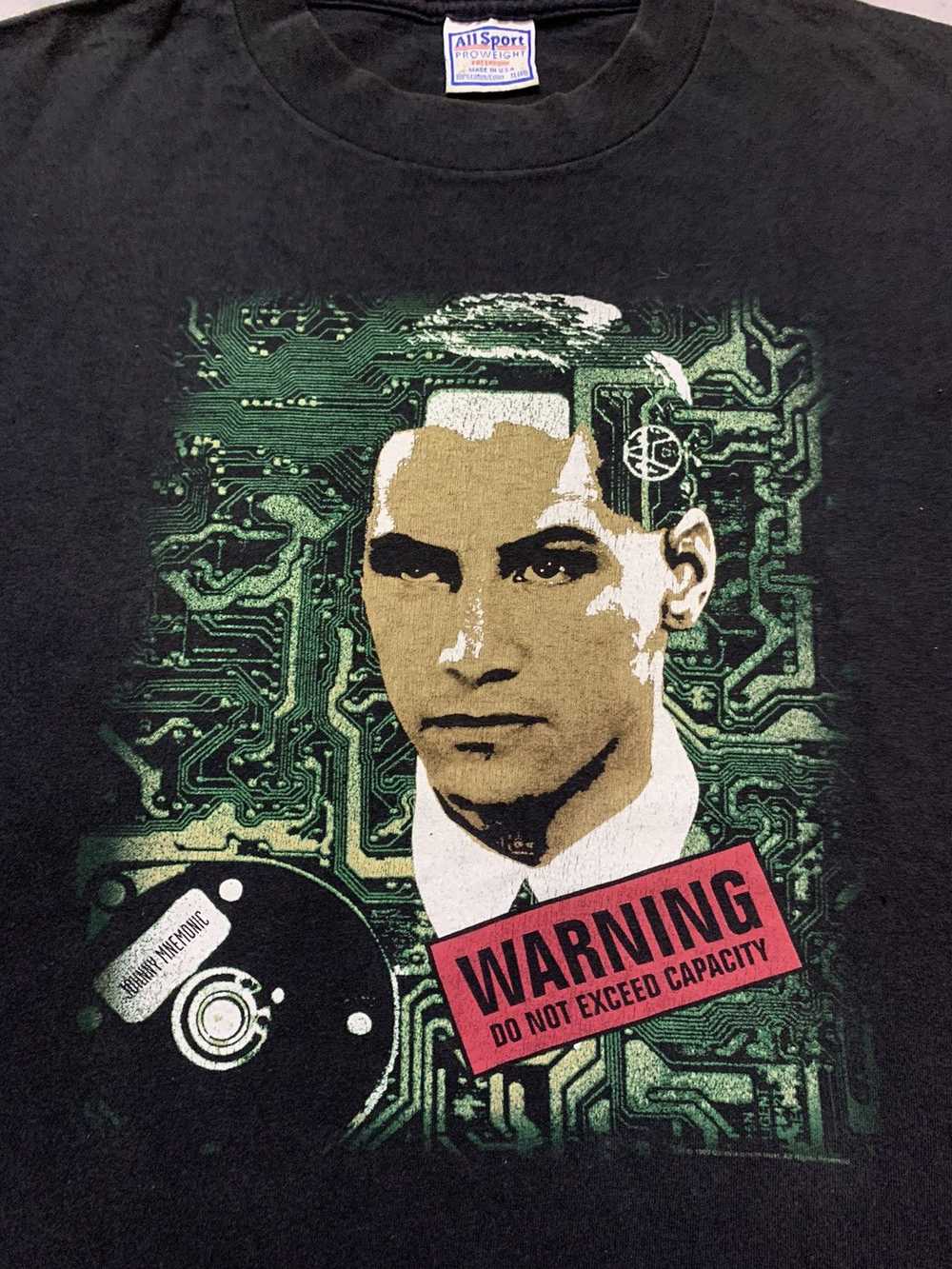 Vintage Johnny Mnemonic Cyberpunk Film Promo Kean… - image 3