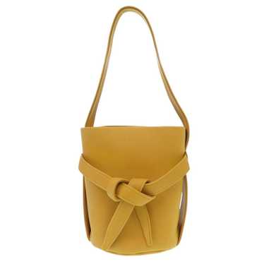 THE ROW Shoulder Bag Suede yellow Leo Mini