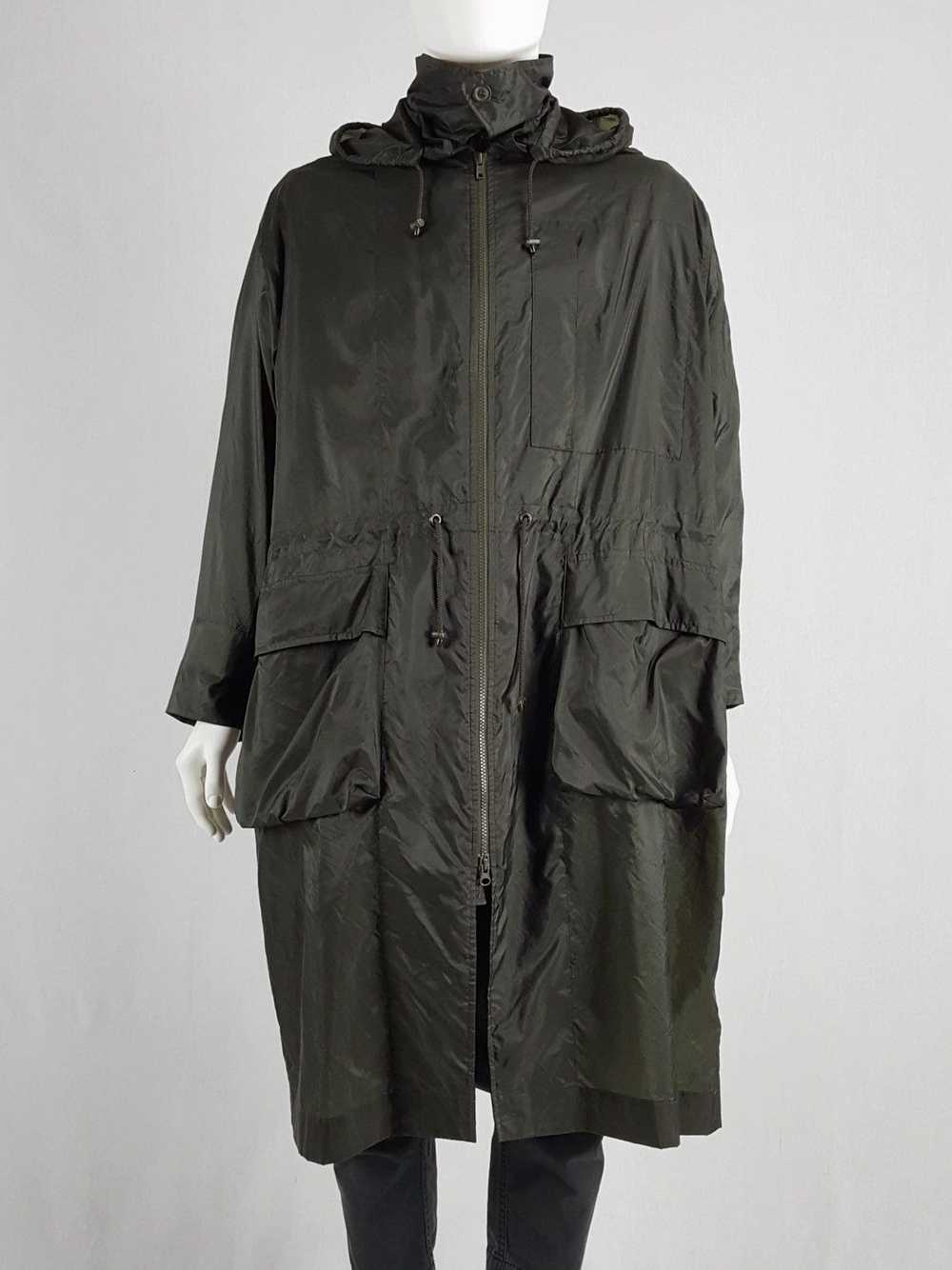 Issey Miyake Windcoat Foldable Parka Green Army - image 3