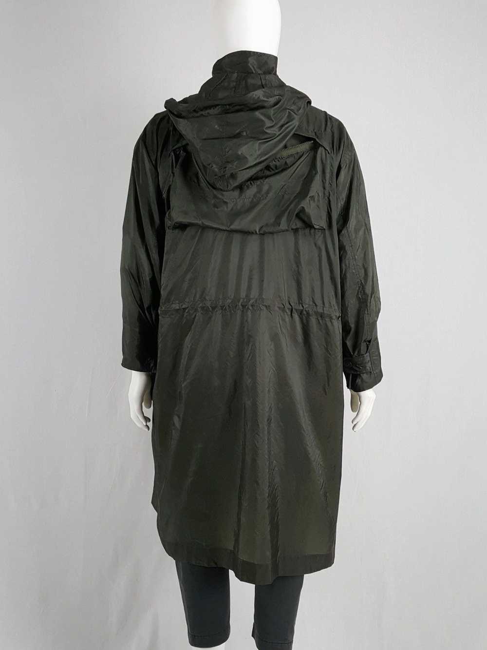 Issey Miyake Windcoat Foldable Parka Green Army - image 4