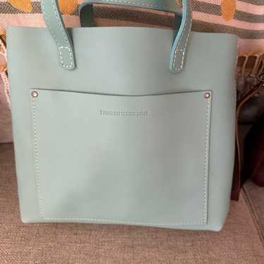 Medium classic UNICORN purchases tote in MINT Portland leather Goods NEW