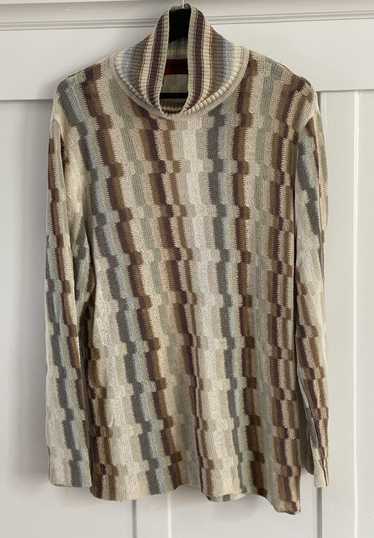 Missoni Vintage Missoni Men Zig Zag pattern knitte