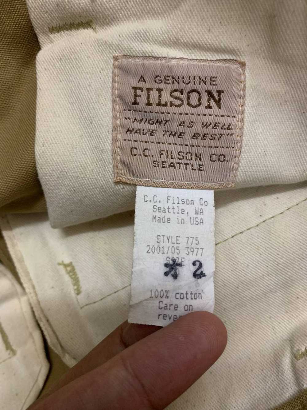 Vintage FILSON Oil Dirty Pants - image 10