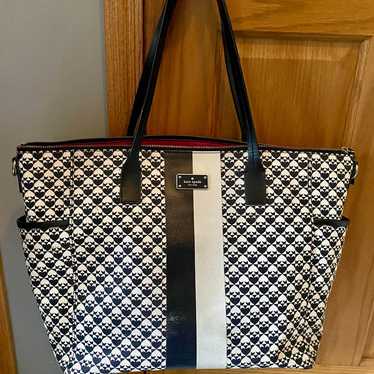 Kate Spade Adaira Penn Place Black & White Large … - image 1