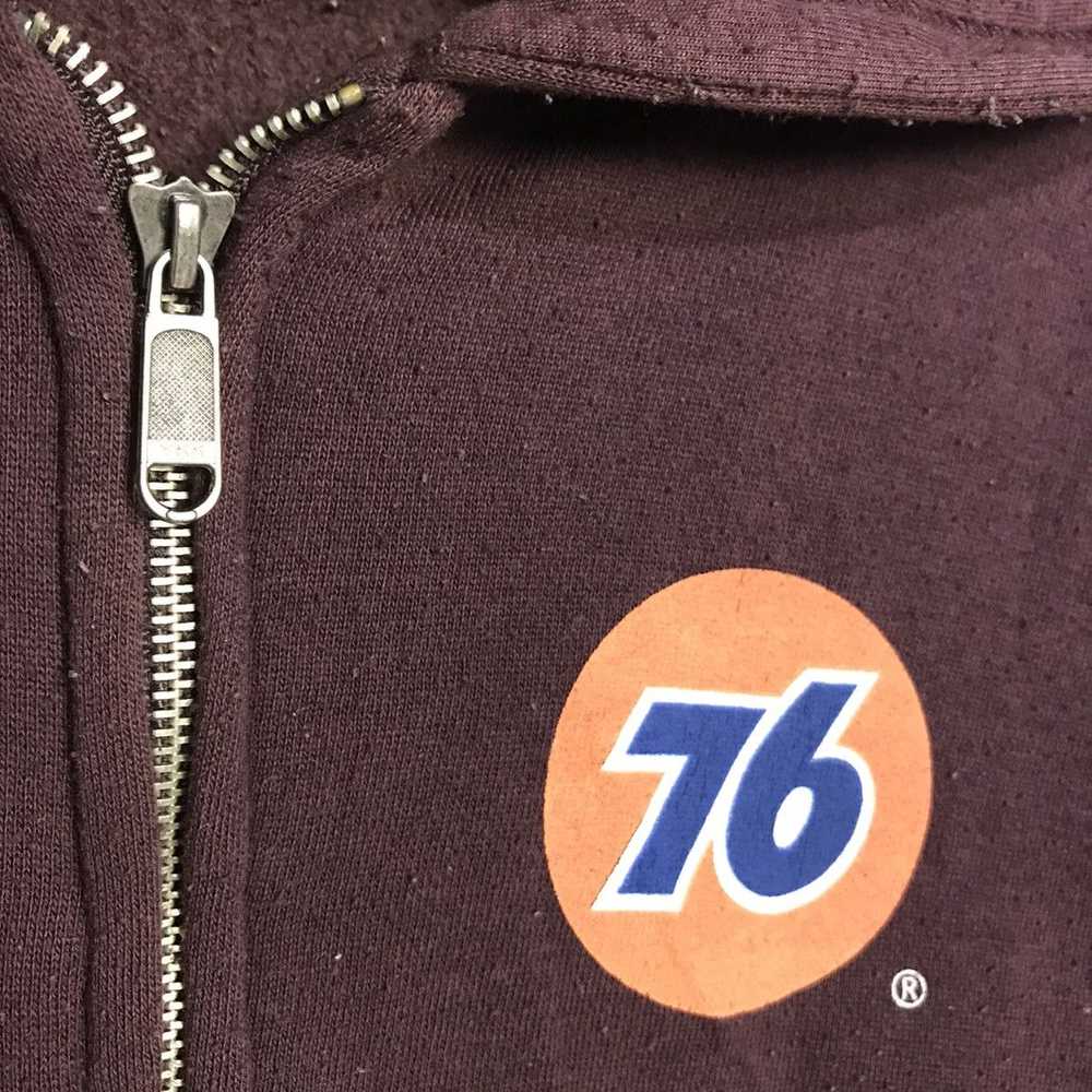 Vintage 76 lubricant zipper hoodie big logo - image 5